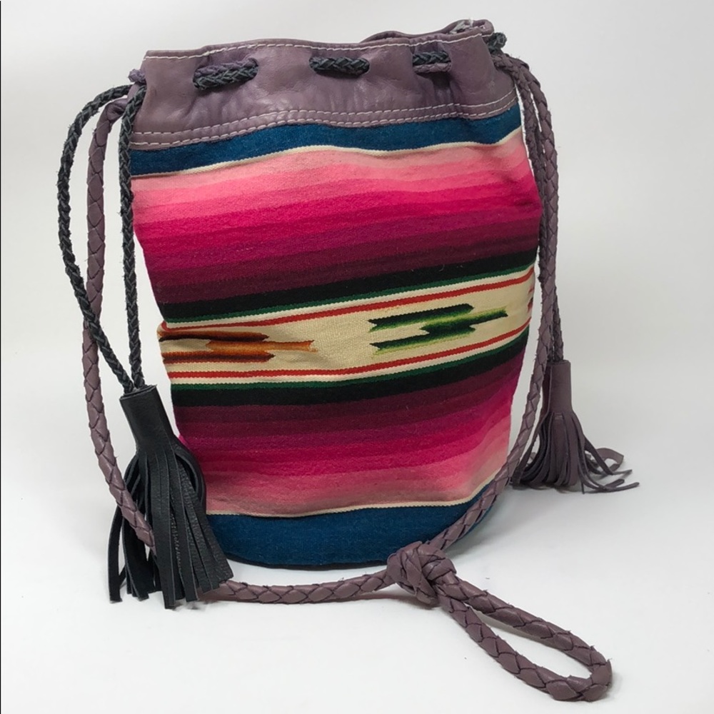 Totem Salvaged Serape Bucket Bag